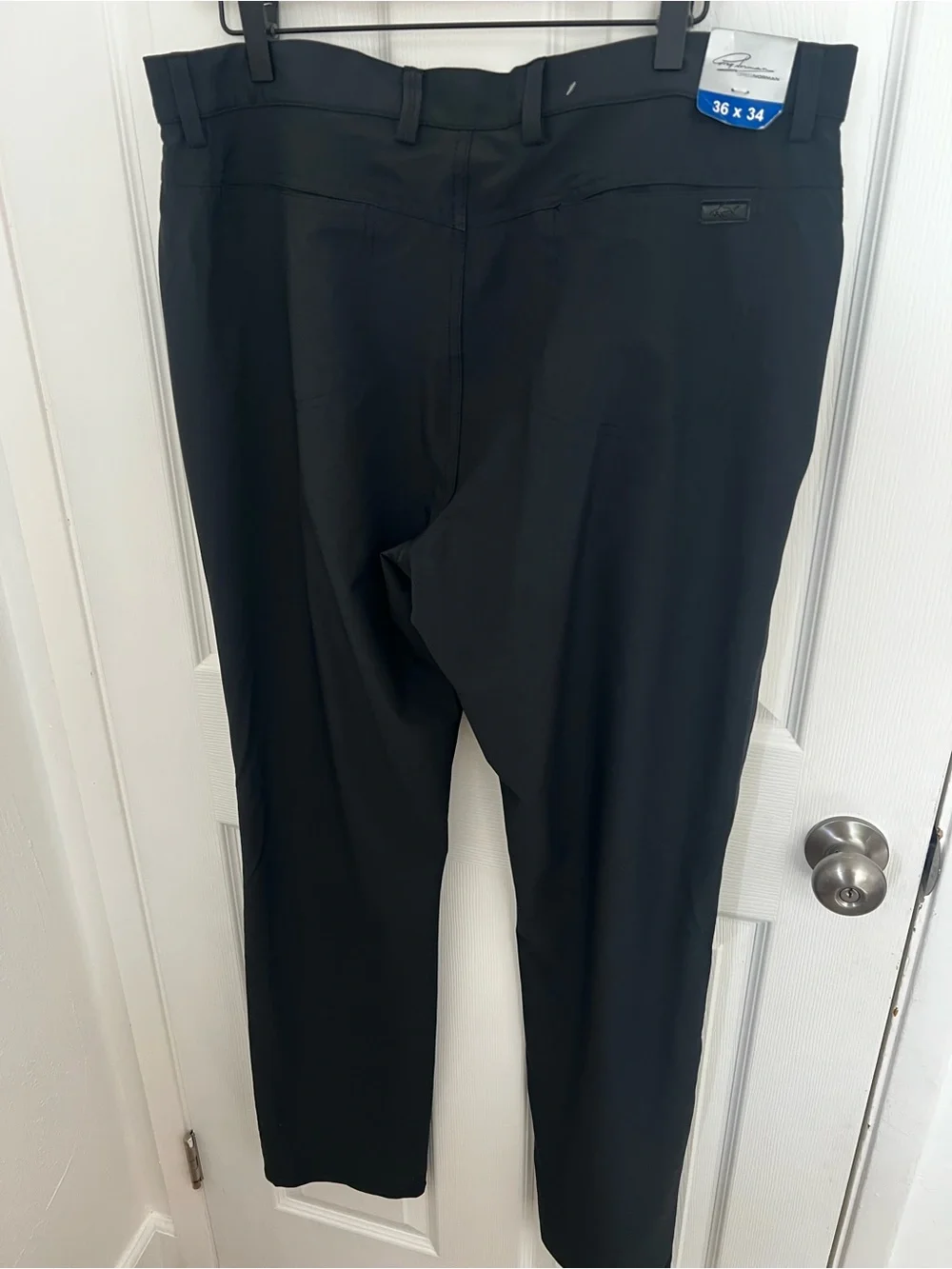 Greg Norman Collection Men's Black Chinos